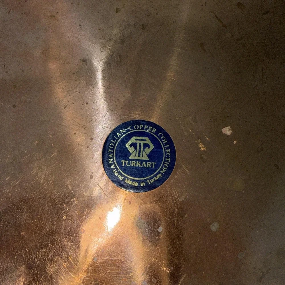 Vintage Copper Saucepan Pot Handmade In Turkey-National‎ Coper Collection